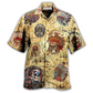 Bohemian American Definitely Hawaiian Shirt Artwork Detail For Tropical Trips And Casual Outings