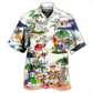Christmas Snowman And Hawaiian Island Hawaiian Shirt For Coastal Adventures Summer Events And Everyday Comfort