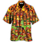Flame Barbecue Hawaiian Shirt For Island Holidays Summer Parties And Casual Outdoor Wear