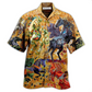 Horse Place Horses Hawaiian Shirt Design Detail For Beach Days And Holiday Travel
