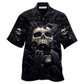 Skull Hawaiian Shirt For Tropical Holiday Resort Parties And Everyday Style