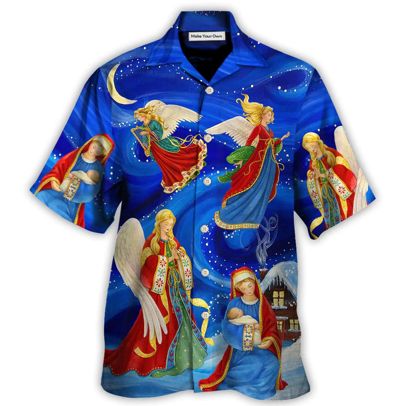 Christmas Light Hawaiian Shirt Pattern Detail For Thoughtful Gifting
