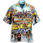Bicycle Ride End Hawaiian Shirt For Vacation Days And Relaxed Coastal Outings