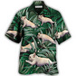 Tropical Bulldog Yoga Pose Hawaiian Shirt For Summer Vacation And Beach Travel
