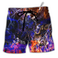 Skull Beach Shorts For Holiday Cruises And Versatile Outdoor Wear