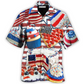 Patriotic Baking And Cake Hawaiian Shirt For Resort Holidays Beach Travel And Relaxed Casual Fashion