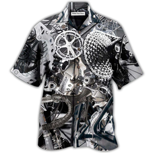 Dark Bicycle Doubt Pedal Hawaiian Shirt For Summer Events And Casual Outdoor Wear