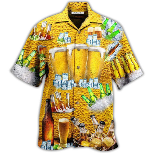 Beer Brewtiful Hawaiian Shirt For Beach Parties And Weekend Getaways