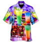 Cocktail Bartender Drinking Bar Hawaiian Shirt For Resort Getaways And Comfortable Summer Activities