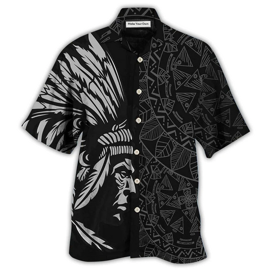 Bohemian Man Still Strong Hawaiian Shirt Pattern View For Lightweight Everyday Style