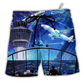 Airplane Beach Shorts For Weekend Travel And Travel Ready Comfort