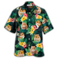 Tropical Summer Hamster Hawaiian Shirt For Coastal Vacations Warm Weather Events And Daily Style