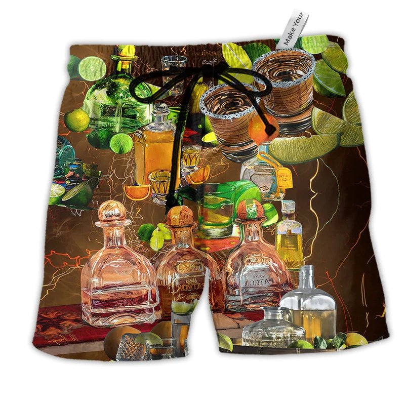 Wine Lemon Saltwater Beach Shorts For Poolside Relaxation And Lightweight Summer Style