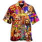 Floral Christian Faith And Lion Hawaiian Shirt For Tropical Getaways Outdoor Fun And Everyday Wear