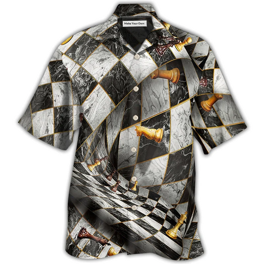 Mystical Chess Hawaiian Shirt For Vacation Days And Relaxed Coastal Outings