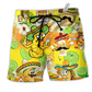 Wine Tequila Magic Water For Fun People Hawaiian Beach Shorts For Beach Gatherings And Travel
