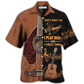 Guitar That's Play Bass Hawaiian Shirt Pattern Detail For Summer Holidays And Outdoor Fun