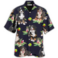 Tropical Floral Dog Bernese Mountain Ball Hawaiian Shirt For Warm Weather Adventures And Everyday Comfort