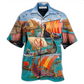 Sailing Norse Warrior War Hawaiian Shirt For Vacation Days And Relaxed Coastal Outings
