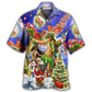 Festive Island Aloha Christmas Hawaiian Shirt Design View For Resort Travel And Thoughtful Gifting