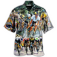 Playful Bicycle Hawaiian Shirt For Island Holidays Summer Parties And Casual Outdoor Wear