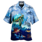 Turtle Flow Hawaiian Shirt Artwork View For Weekend Travel And Beach Style