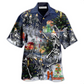 Christmas Skull Hawaiian Shirt For Island Vacation Beach Days And Thoughtful Gifting