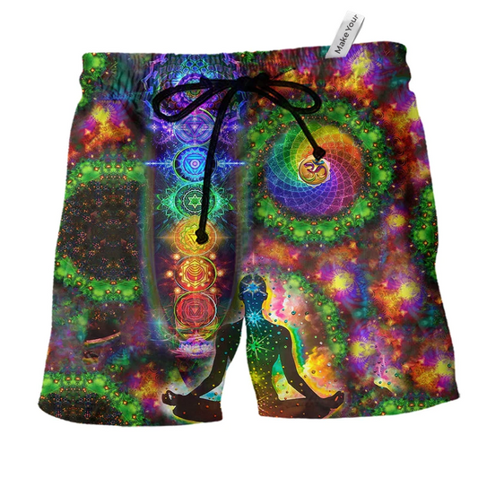 Yoga Beach Shorts For Tropical Holidays And Leisure And Relaxation