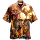 Lion Majestic Hawaiian Shirt Pattern Detail For Summer Holidays And Outdoor Fun