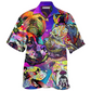 Bulldog Hawaiian Shirt Artwork View For Weekend Travel And Beach Style