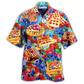 Food Pancake Strawbery Bluebery Delicious Hawaiian Shirt Design View For Resort Travel And Thoughtful Gifting