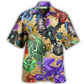 Dragon Tabletop Dice Amazing Hawaiian Shirt Design Detail For Beach Days And Holiday Travel