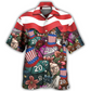 Tabletop Dice Independence Day Hawaiian Shirt Design View For Casual Summer Styling