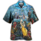 Skull Hawaiian Shirt For Summer Vacation And Beach Travel