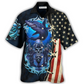 Diving Independence Day Hawaiian Shirt Pattern View For Relaxed Warm Weather Outfits