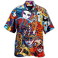 Colorful Carnival Hawaiian Shirt For Coastal Vacations Warm Weather Events And Daily Style