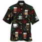 Coffee Botanical Hawaiian Shirt Pattern View For Lightweight Everyday Style
