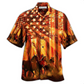 Horse Ride Hawaiian Shirt Artwork Detail For Resort Trips And Outdoor Activities