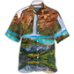Patriotic American Hawaiian Shirt For Vacation Getaways Resort Wear And Casual Celebrations