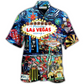 Las Vegas Welcome Body Hawaiian Shirt Pattern View For Lightweight Everyday Style