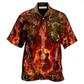 Flame Guitar Hawaiian Shirt For Coastal Adventures Summer Events And Everyday Comfort