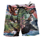Eagle Americana Beach Shorts For Oceanfront Escapes And Travel Ready Comfort