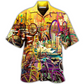 Bicycle Anywhere Hawaiian Shirt Artwork Detail For Resort Trips And Outdoor Activities