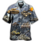 Dark Tank Hawaiian Shirt Design Detail For Sunny Adventures And Casual Wear