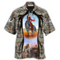 Bohemian Bow Arrow Hunting Hawaiian Shirt For Summer Vacation And Beach Travel