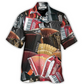 Accordion Gentleman Play Hawaiian Shirt Pattern View For Lightweight Everyday Style