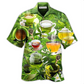 Green Tea Hawaiian Shirt For Resort Getaways Summer Adventures And Casual Gifting