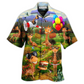 Happy Giraffe Smiling Hawaiian Shirt For Resort Getaways And Comfortable Summer Activities