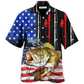 Fishing Amazing US Flag Hawaiian Shirt Pattern View For Lightweight Everyday Style