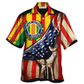 Veteran Vietnam Freedom Hawaiian Shirt Pattern View For Relaxed Warm Weather Outfits